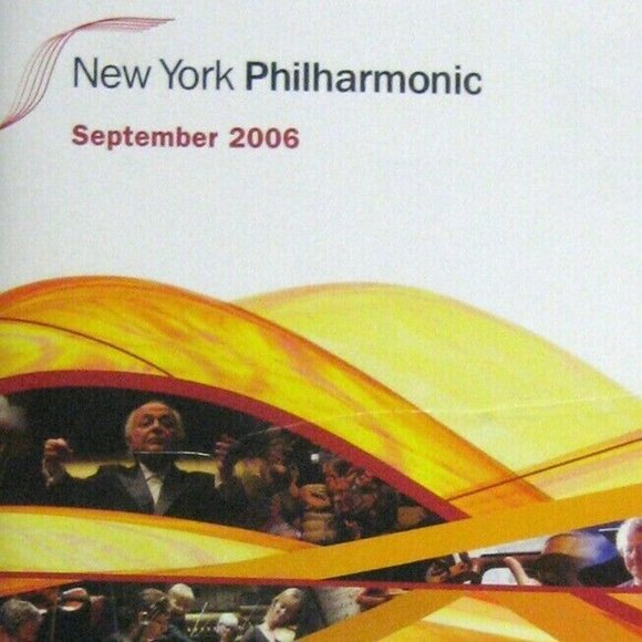 New York City Philharmonic Playbill September 2006 Ticket Maazel Heidi Murphy - Picture 2 of 11